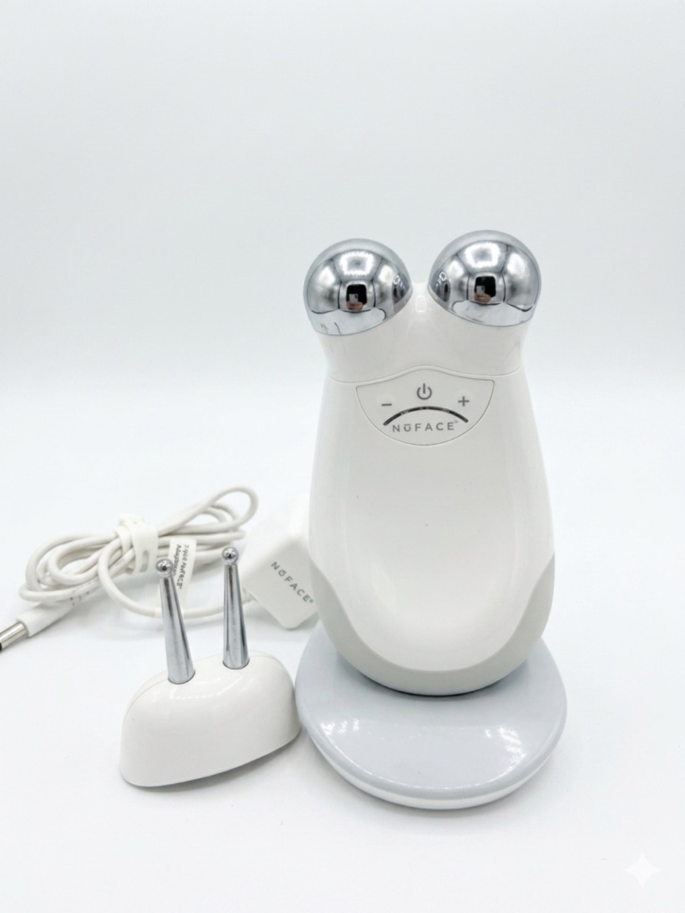 NuFace Facial Toning Device in White and Silver